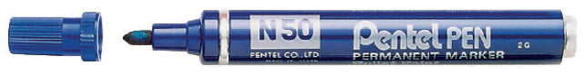 Filzstift Pentel N50 Round Blue 1,5-3mm | 12 Stücke
