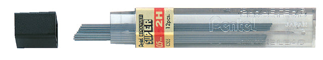 Bleistiftstift Pentel 0,5 mm schwarz pro Röhre 2H