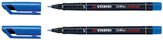Filz -Tip Stift Stabilo Ohpen Permanent 841/41 um 0,4 mm blau | 10 Stück