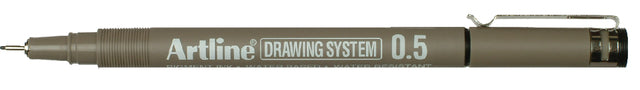 Fineliner Artline 0,5 mm schwarz