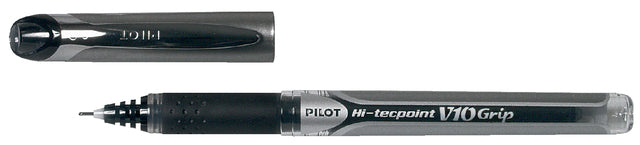 Rollerpen Pilot Hi-Tecpoint Grip V10 0,6 mm schwarz | 12 Stücke