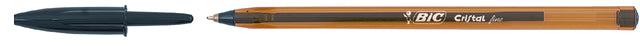 Bälle BIC Cristal Black Fine | 50 Stück