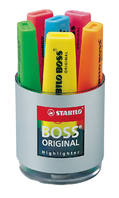 Markierungsmarker Stabilo Boss Original 7006 Schreibtisch mit 6 Farben