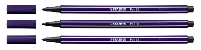 Filz -Tip Stift Stabilo Pen 68/22 Preußisch Blau