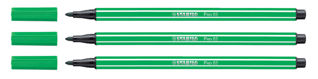 Filz -Tip Stift Stabilo Pen 68/36 Smarag Green Green