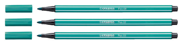 Filz -Tip Stift Stabilo Pen 68/51 Türkisblau