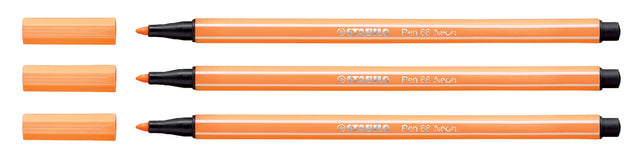 Filz -Tip Stift Stabilo Pen 68/054 Neon Oranje