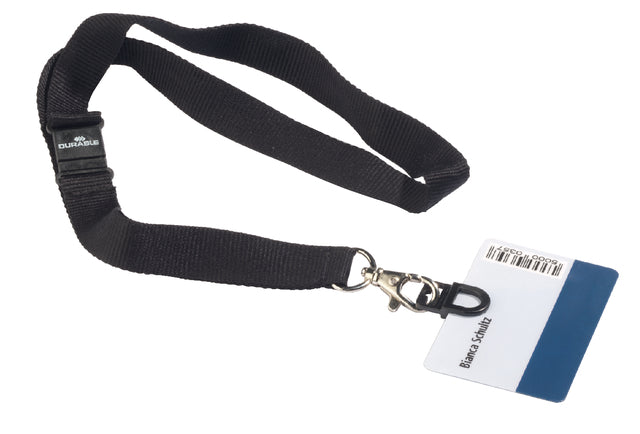 Cordon textile durable 8187 avec correction de carte noire