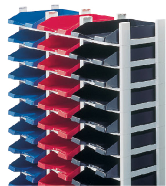 Low -montiertes Modul Leitz 5291 Letterbox A4 Gray | 6 Stück