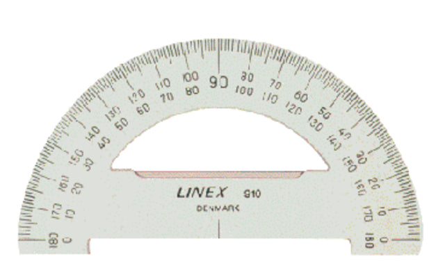 Grad Arch Linex 910 Durchmesser 100 mm 180 Grad transparent