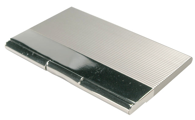 Visitenkartenhalter Metall/Chrom