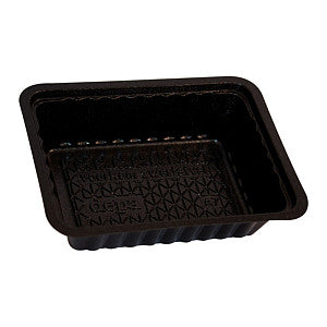 Baks Kunststoff rechteckig - Schüssel PS A7 122x95x33mm schwarz 250 Stück