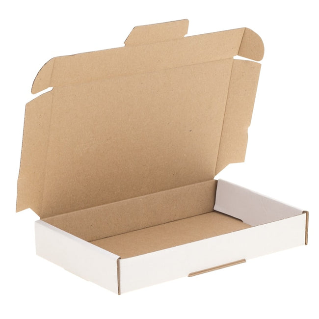 Klika - Briefkastenboxen 111 x 110 x 28 mm Weiß | 50 Stück