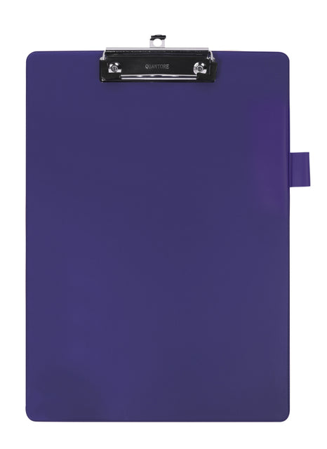 Quantore - Clipboard A4 STND BL 100mm Clamp/Penlus | 12 Stücke