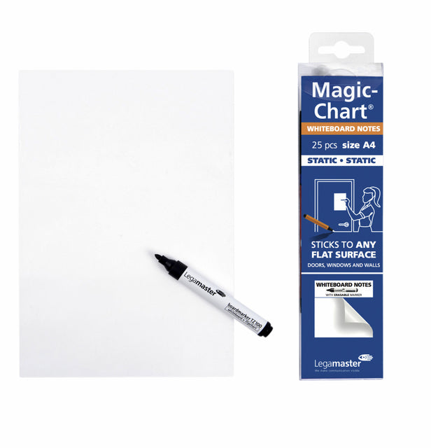 Legamaster - Magic Chart Notes Whiteboard 20x30 White