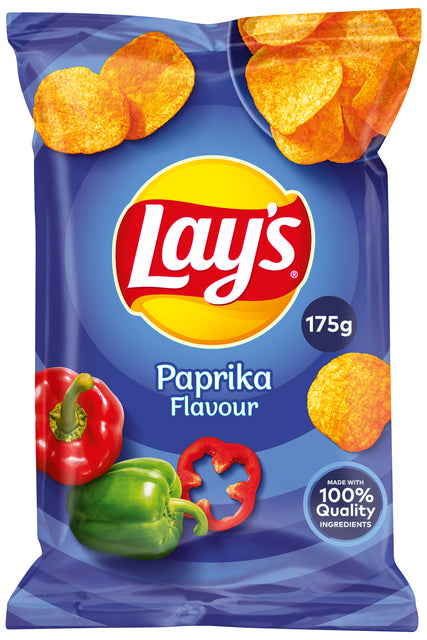 Lay's - Chips Lays Paprika 175 Gramm | 8 Stücke