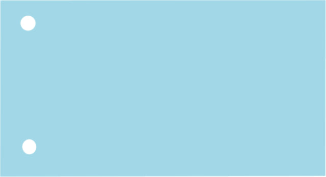 Elba - Scheidungsstreifen 225x120mm 190gr Blue | 20 Stücke
