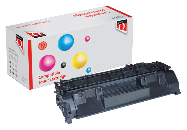 Quantore - Tonercartridge HP CF280A 80A Schwarz