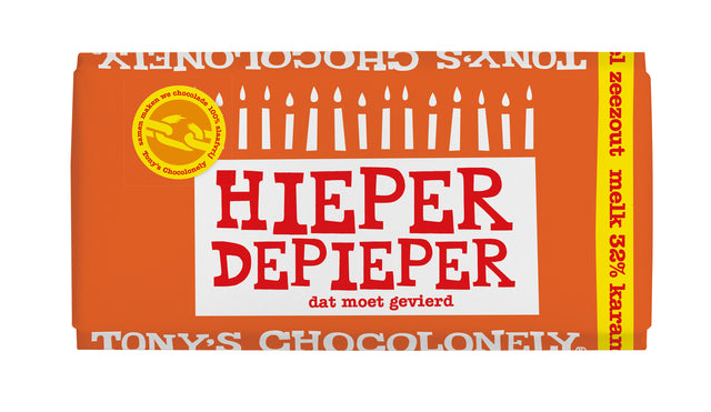 Tony's Chocolonely - Schokolade Tony Chocolonely Hieper de Pieper Bar | 15 Stücke