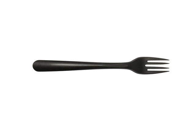 Quantore - Fork Izzy wiederverwendbares CPLA 190 mm schwarz