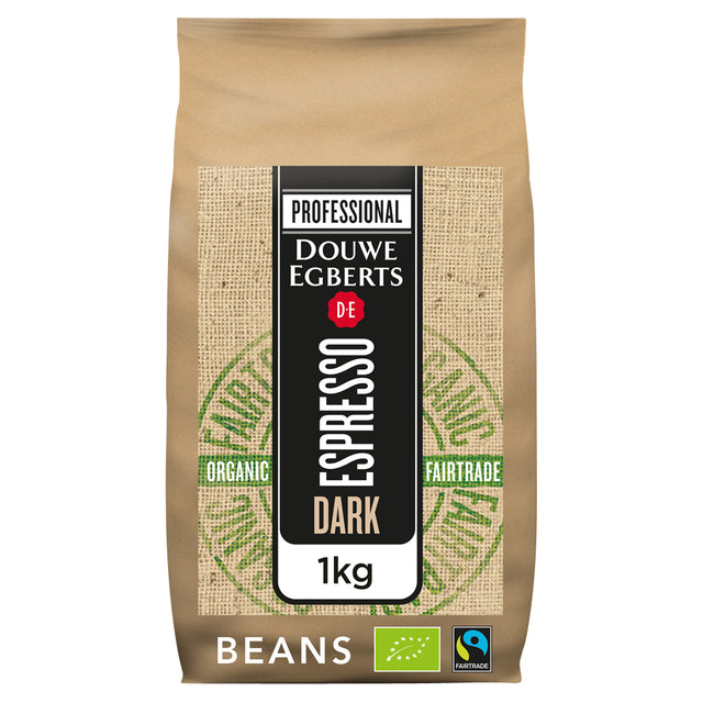 Douwe Egberts - Kaffee Espresso Bonen Dark Org Fair