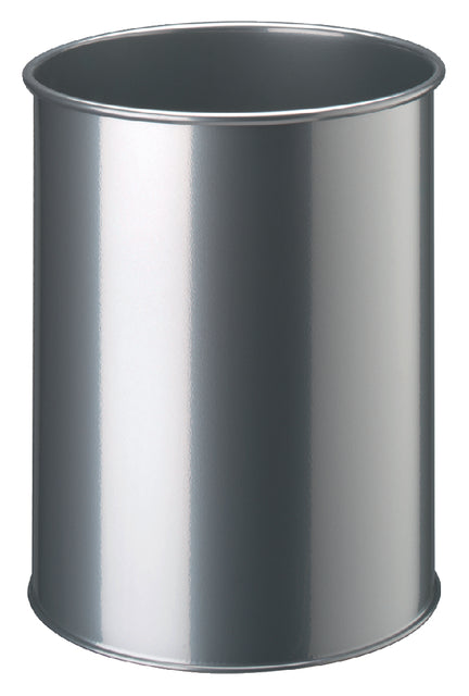 Langlebig - Papierbehälter 3301 23 15 Liter rund Silber