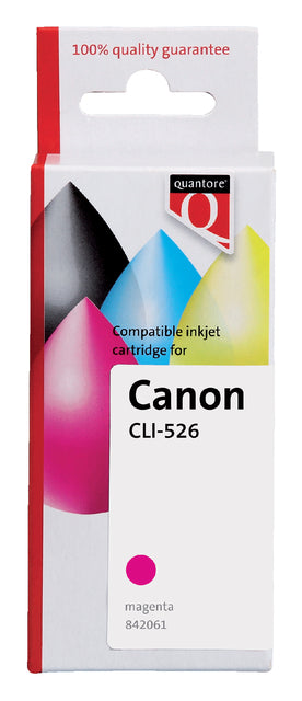 Quantore - Tintenpatrone Canon CLI -526 Rot | 35 Stücke