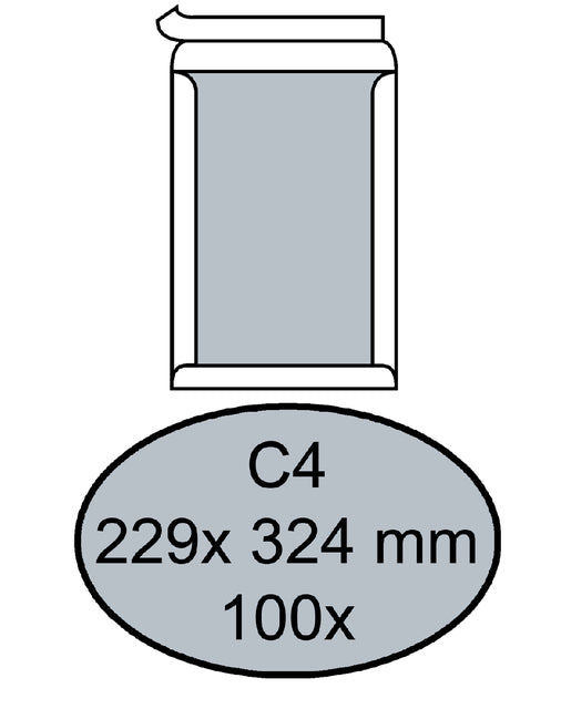 Quantor - Umschlag Bordrug C4 229x324 ZK 120gr WT