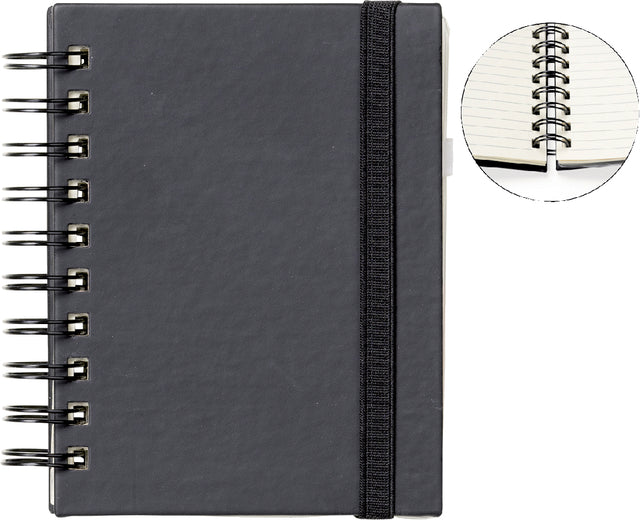 Quantore - Notizbuch A6 SP Line 192Blz 80gr Schwarz