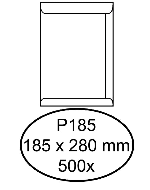 Quantor - Umschlag Deed P185 185x280 100gr Wt