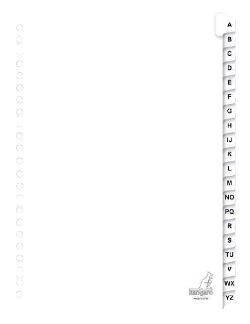 Kangaro - Tab 23R PK420AZM 20DLG Alphabet Karton | 15 Stücke