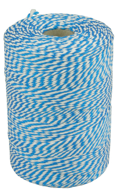 Müller - Seil Baumwolle 50 Gramm 45 Meter blau/weiß | 10 Stücke