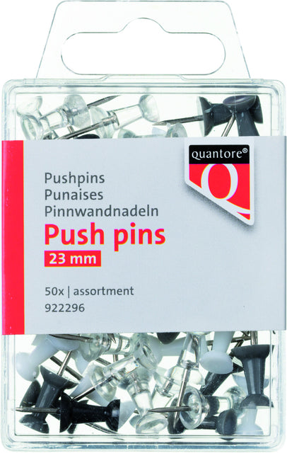 Quantore - Push Pins Assorti | 10 Stücke