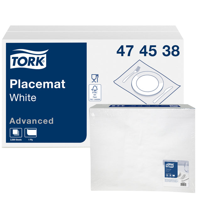 Tork - SCAPETEMAT ADVED 1 Schicht 420x270mm Weiß