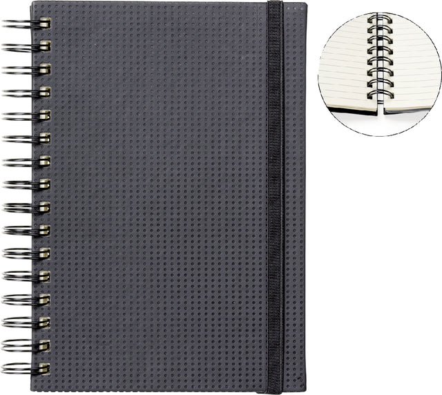 Quantore - Notebook A5 SP -Linie 192BLZ 80GR Black | 3 Stücke