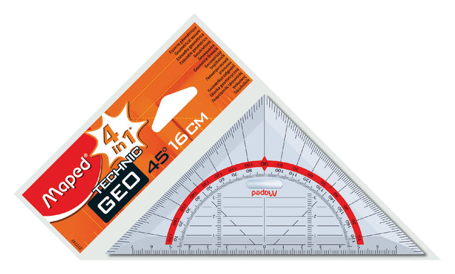 Zugeordnet - Geo -Dreieck Geometrisch 16cm | 10 Stücke