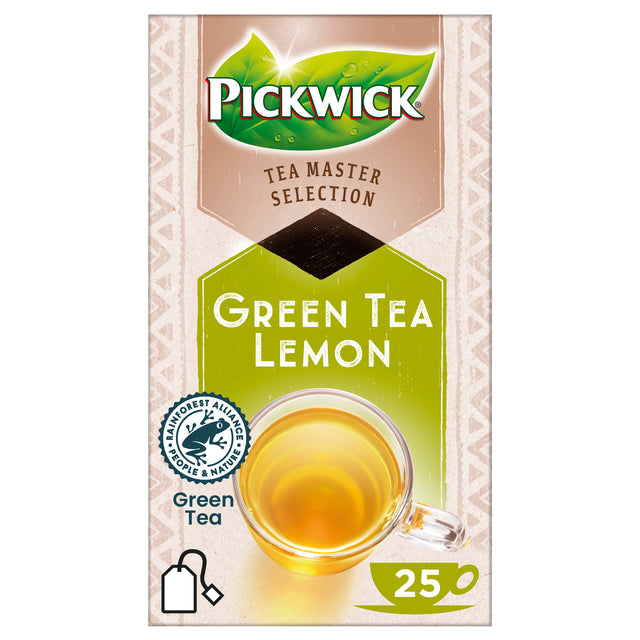 Pickwick - Tea Master -Auswahl grüner Zitrone 25 | 4 Stücke