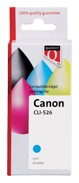 Quantore - Inkcartridge Canon CLI -526 Blau