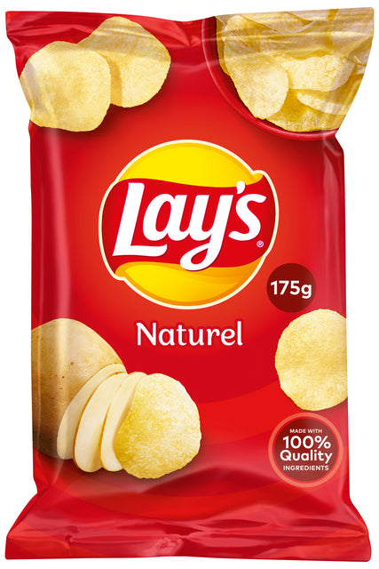 Lay's - Chips Naturel 175 Gramm | 8 Stücke