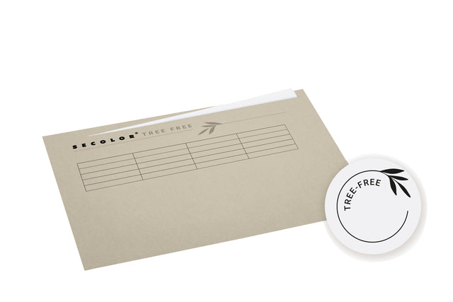 Secolor - FALTING -Ordner Djois Tree - freie A4 Uneben 226gr Beige | 10 Stücke