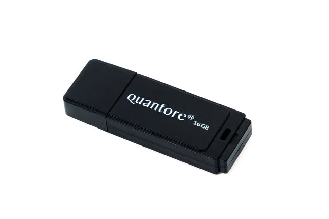 Quantore - USB Stick 16 GB 2.0 Schwarz