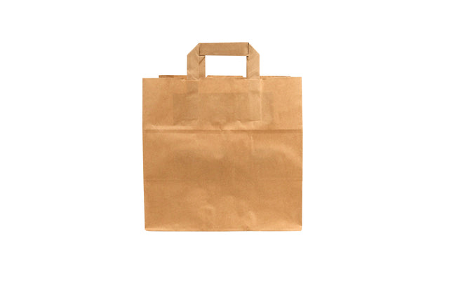Izzy - Tas Kraftpapier 26x17x25cm Brown 250 Stück