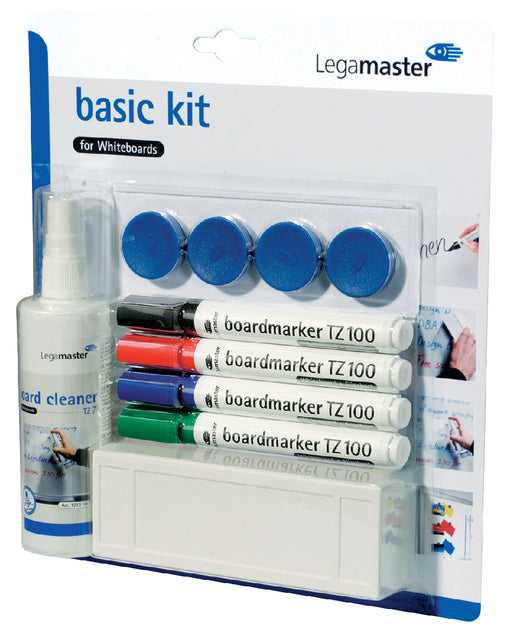 Legamaster - Whiteboard terkit 125100 Basickit | 10 Stücke