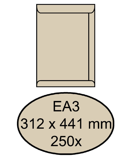 Quantor - Umschlag Deed EA3 312x441 120gr Cremekraft