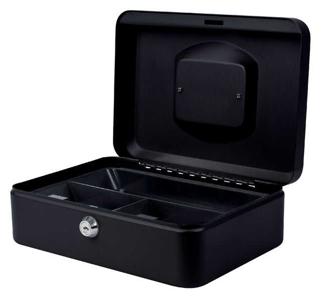 Pavo - Geldbox 250x180x90mm schwarz