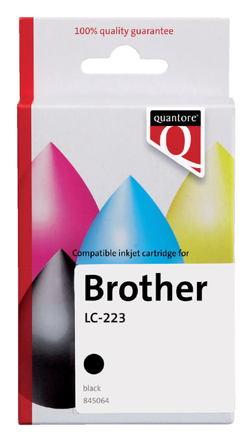Quantore - Inkcartridge Bruder LC -223 Schwarz
