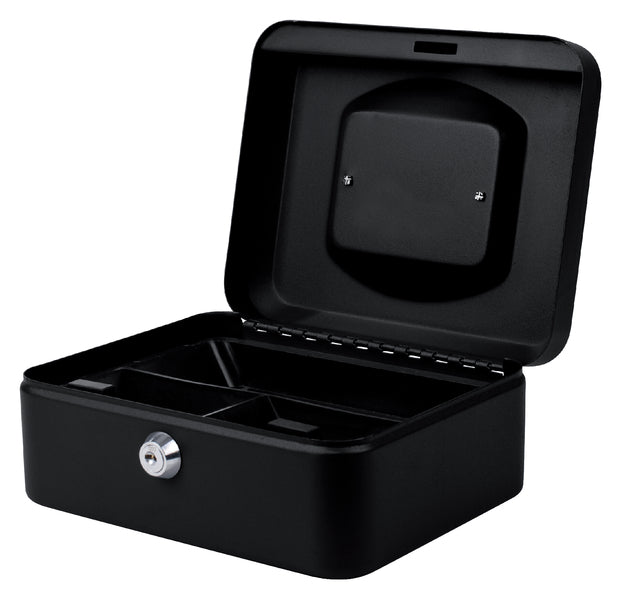 Quantore - Geldbox 200x160x90mm schwarz