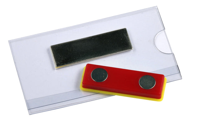 Quantore - Badge Europe Magnetic 75x40mm | 24 Stücke