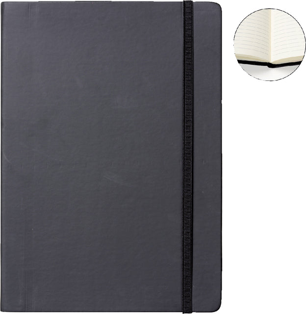 Quantore - Notizbuch A4 lijn192 Seiten 80gr Schwarz