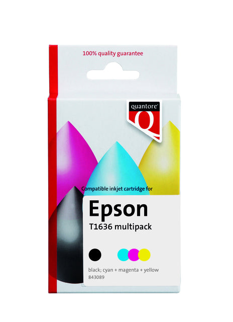 Quantore - Inkcartridge Epson 16xl T1636 Black 3 KL